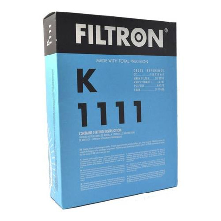 FILTRON filtr kabinowy K1111 - Audi A3 II 05.2003-,Seat Altea Toledo III 04.04- Skoda Octavia I 
