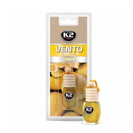 K2 Vento zapach samochodowy flakonik - Lemon